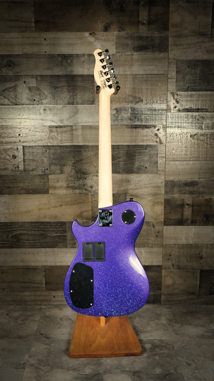 Cort Manson MBM-1 Majestic Nova Electric Guitar – metallic finish with integrated Kaoss Pad, Sustainiac pickup, and modern ergonomic body design