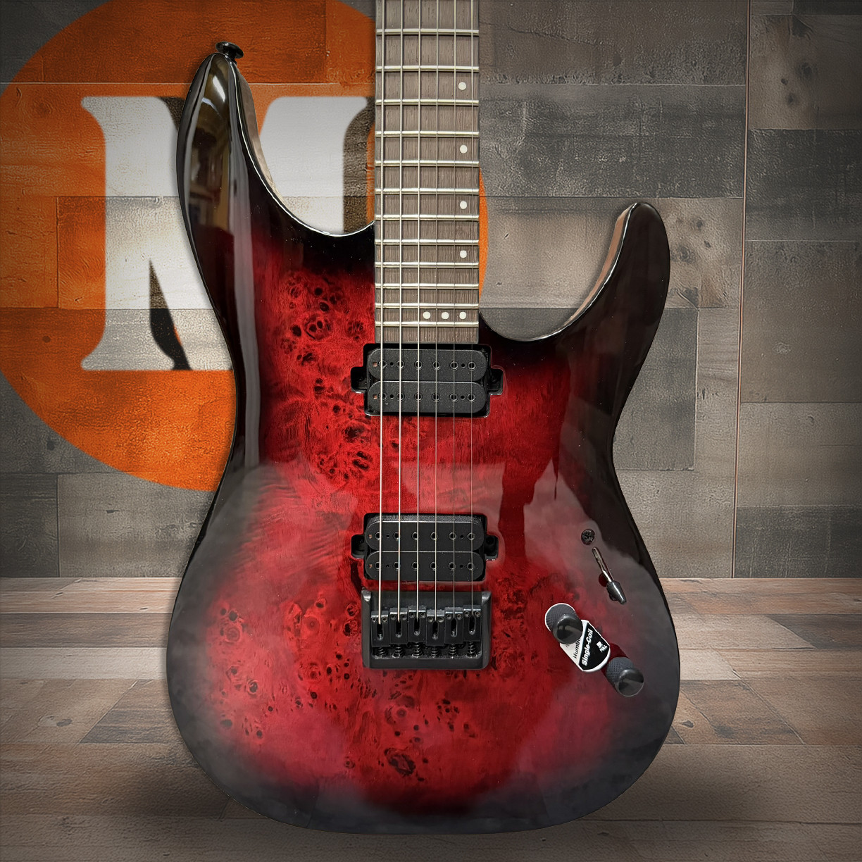 Schecter CR-6 Electric Guitar - Black Cherry Burst B-Stock (845)