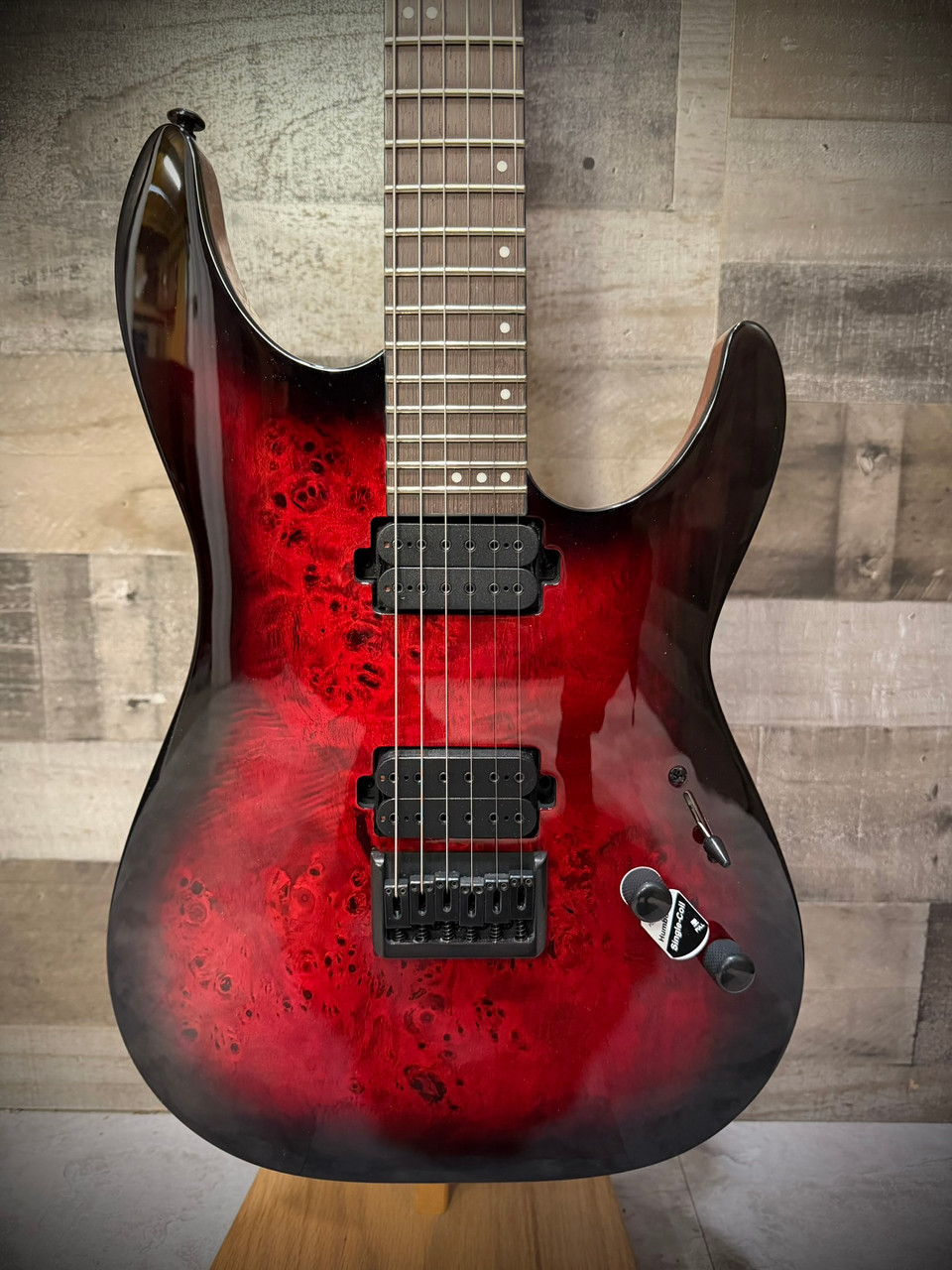 エレキギター・レッド/ブラック Schecter CR-6 Electric Guitar - Black Cherry Burst B-Stock (845