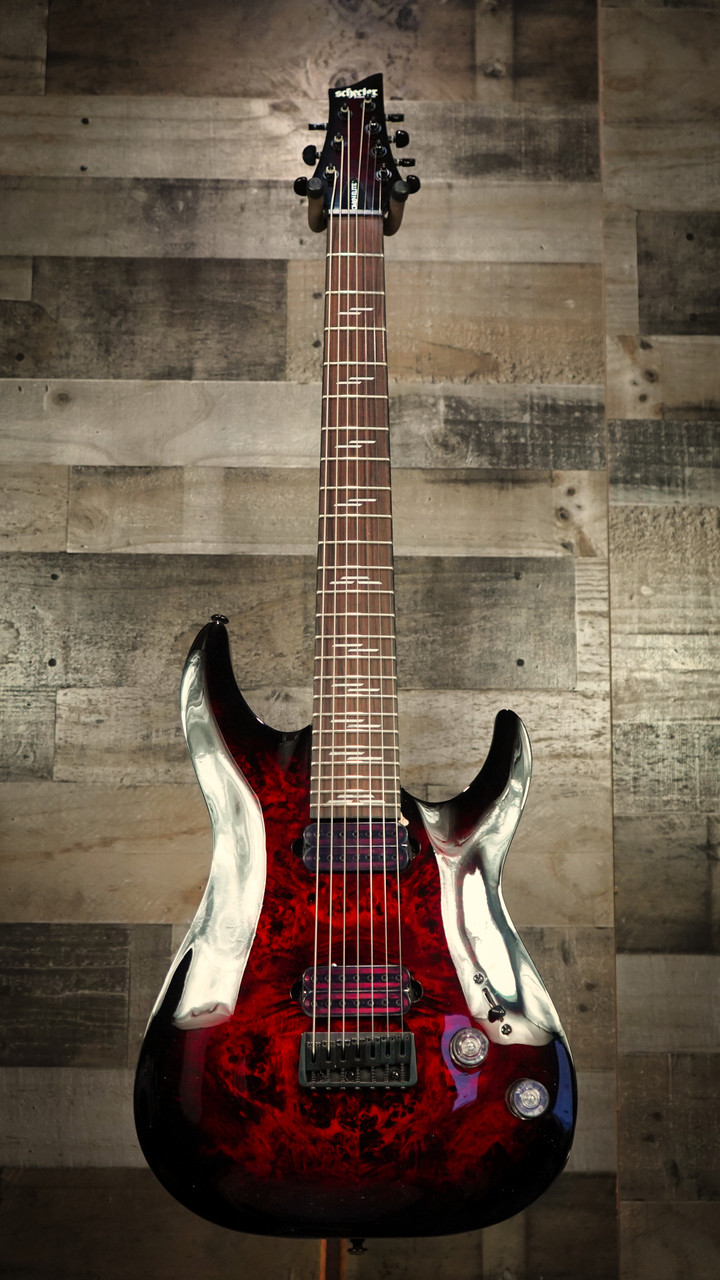 Schecter Omen Elite-7 Black Cherry Burst B-Stock Electric Guitar