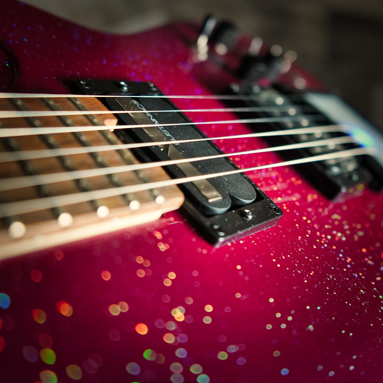 Cort MBM-2 Manson Electric Guitar w/ Kaoss Pad and Sustainiac Electric Guitar w/ Hard Case - Merlot Sparkle | Musician Madness