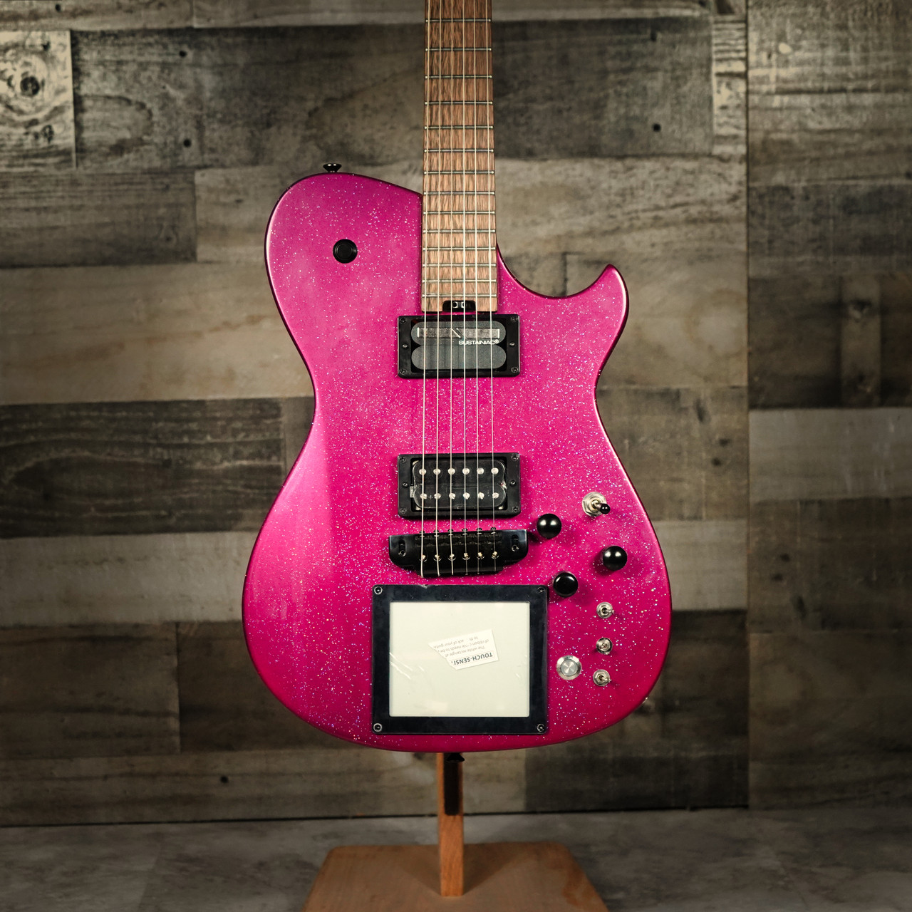 Cort MBM-2 Manson Electric Guitar w/ Kaoss Pad and Sustainiac Electric Guitar w/ Hard Case - Merlot Sparkle | Musician Madness
