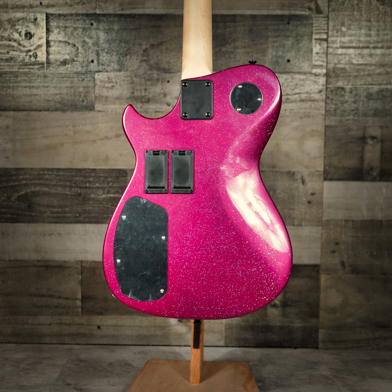 Cort MBM-2 Manson Electric Guitar w/ Kaoss Pad and Sustainiac Electric Guitar w/ Hard Case - Merlot Sparkle | Musician Madness