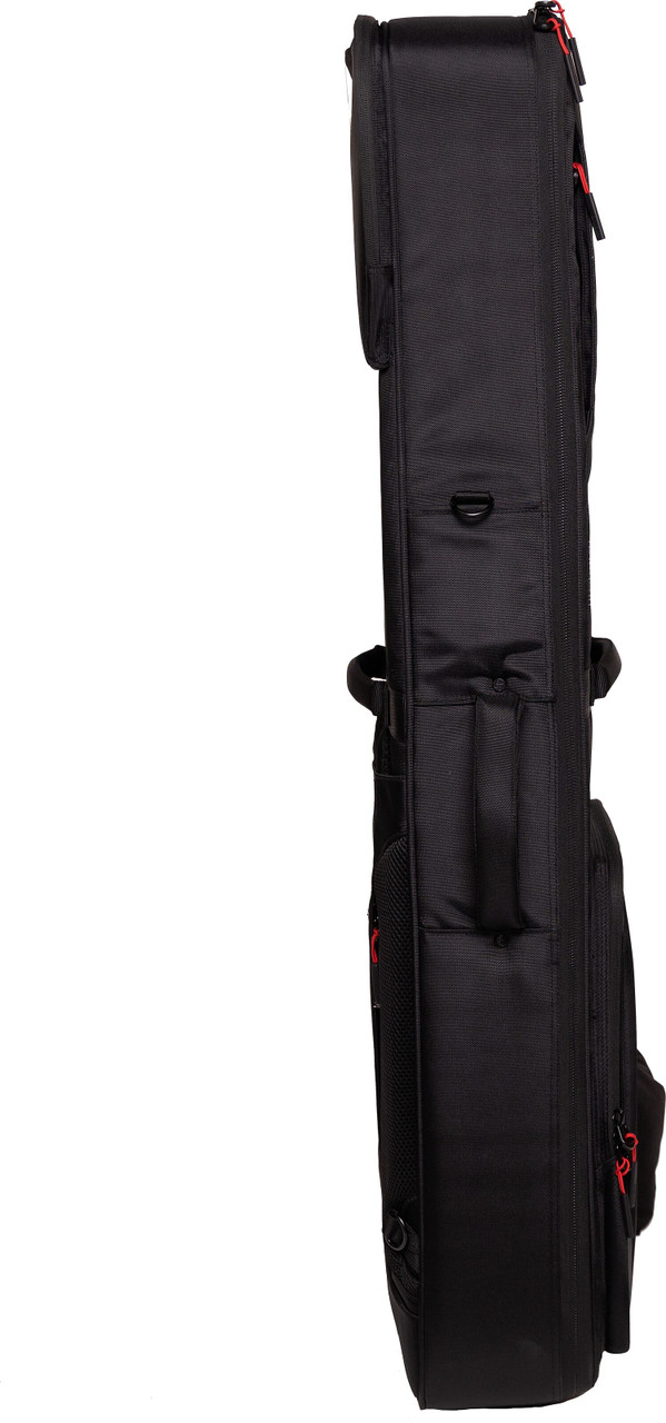 Gator Icon Series Les Paul Guitar Gig Bag - Black featuring premium padded protection, ergonomic straps, durable materials, and sleek design for Les Paul-style guitars.