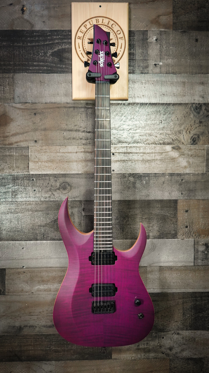 Schecter John Browne Tao-6 Satin Trans Purple (STP) Electric Guitar B-Stock