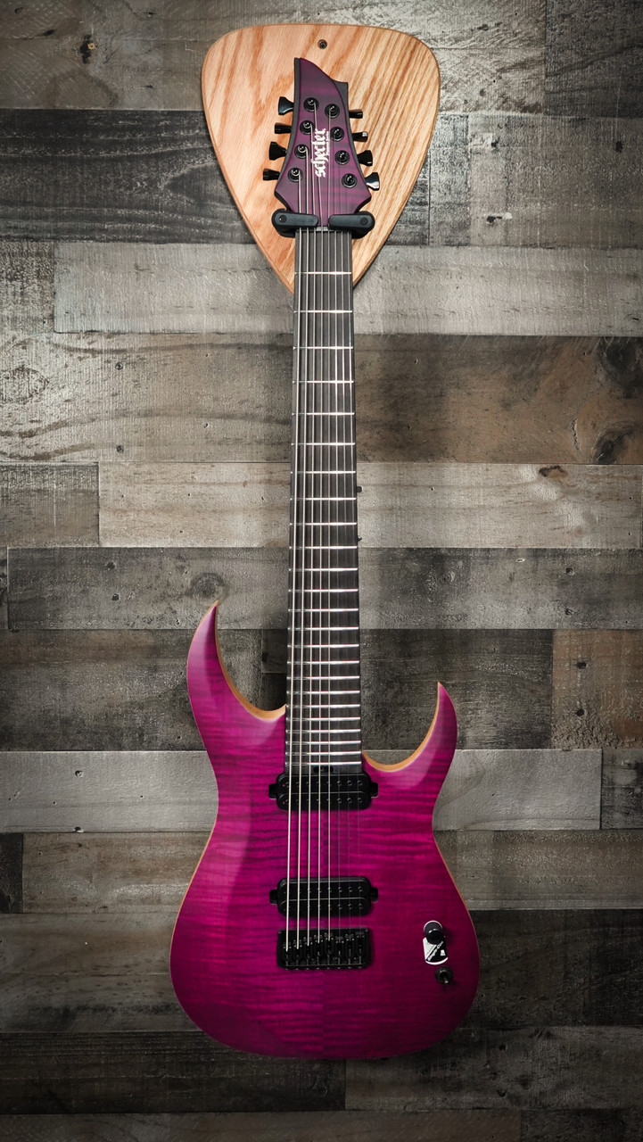 Schecter John Browne Tao-8 Electric Guitar - Satin Trans Purple 8