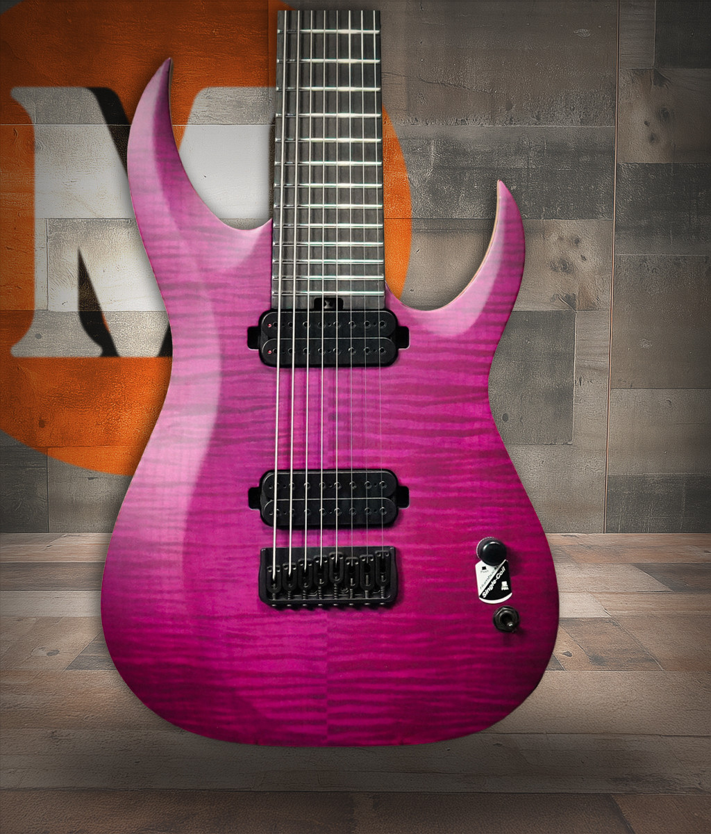 Schecter John Browne Tao-8 Electric Guitar - Satin Trans Purple 8