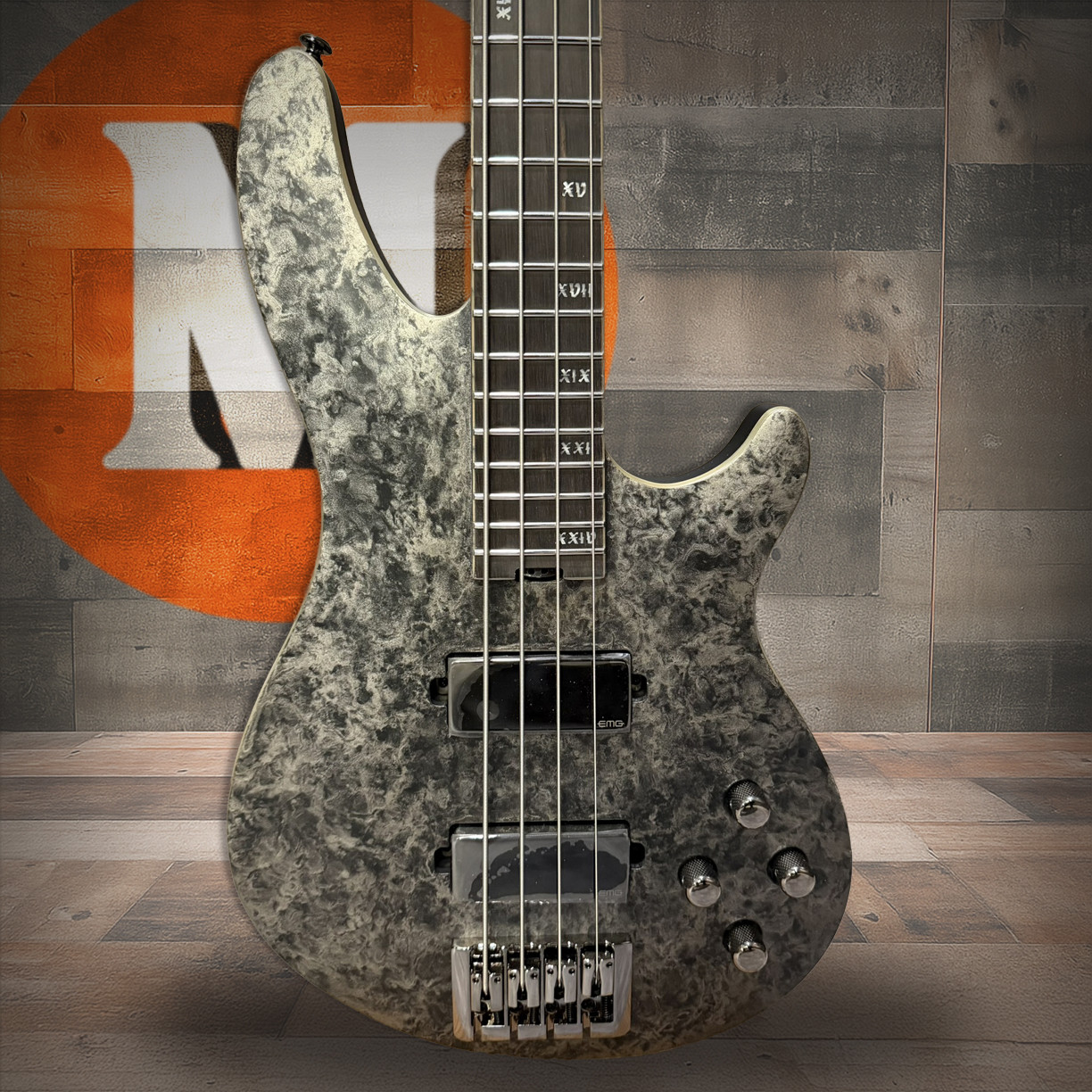 Schecter MVP C-4 Black Reign Electric Bass Guitar B-Stock-1 (913)