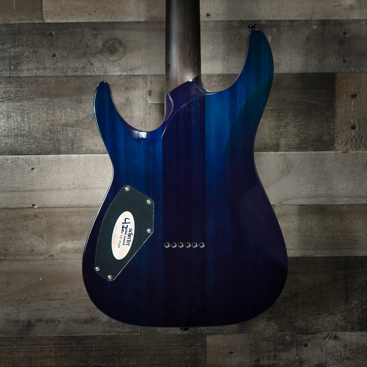Schecter Reaper-6 Elite Electric Guitar - Deep Ocean Blue (2186) | Musician Madness