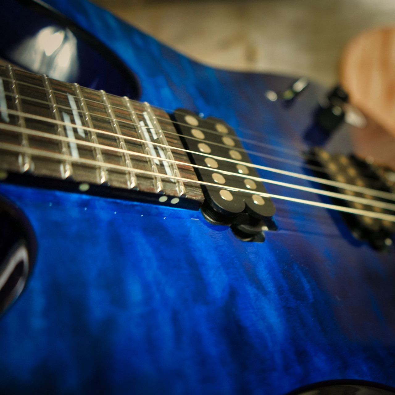 Schecter Reaper-6 Elite Electric Guitar - Deep Ocean Blue (2186) | Musician Madness
