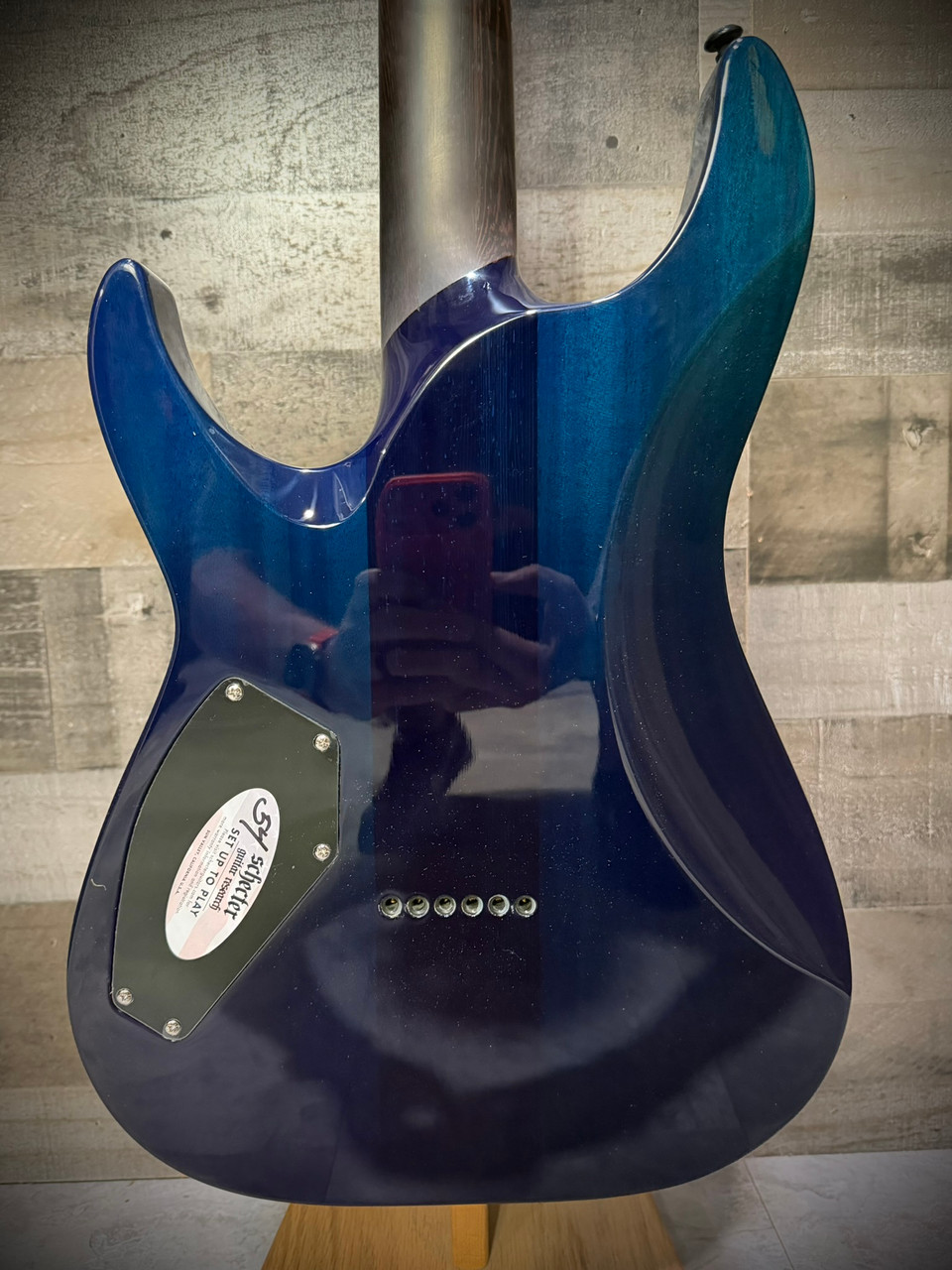Schecter Reaper-6 Elite Electric Guitar - Deep Ocean Blue B-Stock (2186)