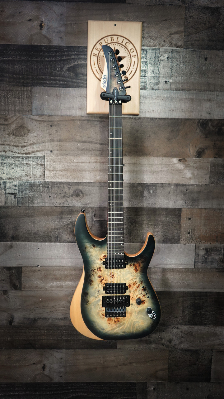 Schecter Reaper-6 FR Electric Guitar - Satin Charcoal Burst B