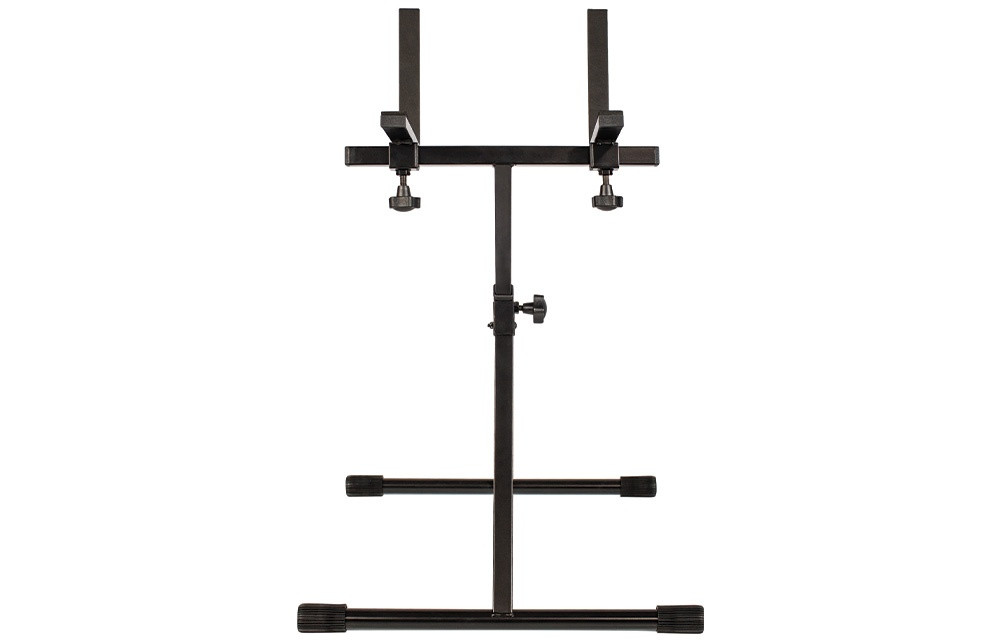 Nomad Accordion Stand NIS-C080 featuring adjustable height, durable frame, and foldable design for stable support and easy portability for all accordion sizes.