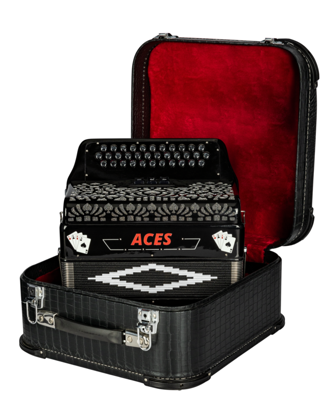 Hohnica Aces Accordion 3-Register F-Bb-Eb Tone (ACES II FBK