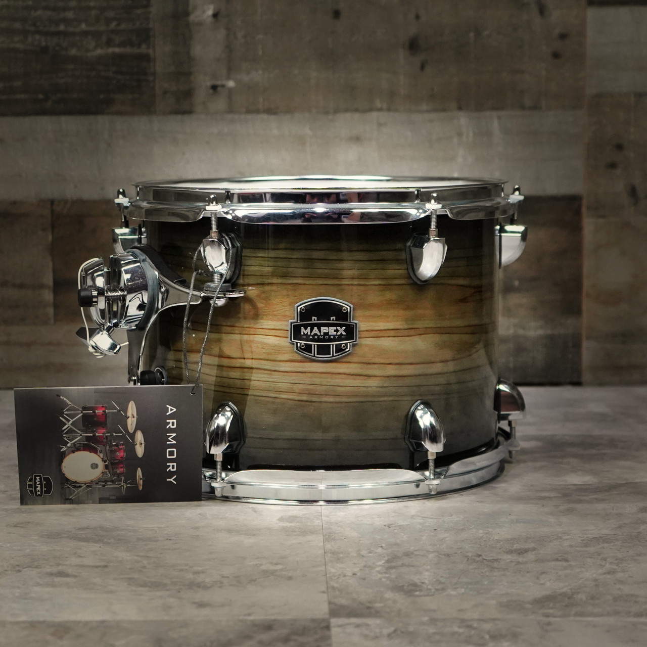 Mapex Armory 12 In. X 8 In. Mounted Tom - Black Dawn (Open Box) (ART1208CTK)( | Musician Madness
