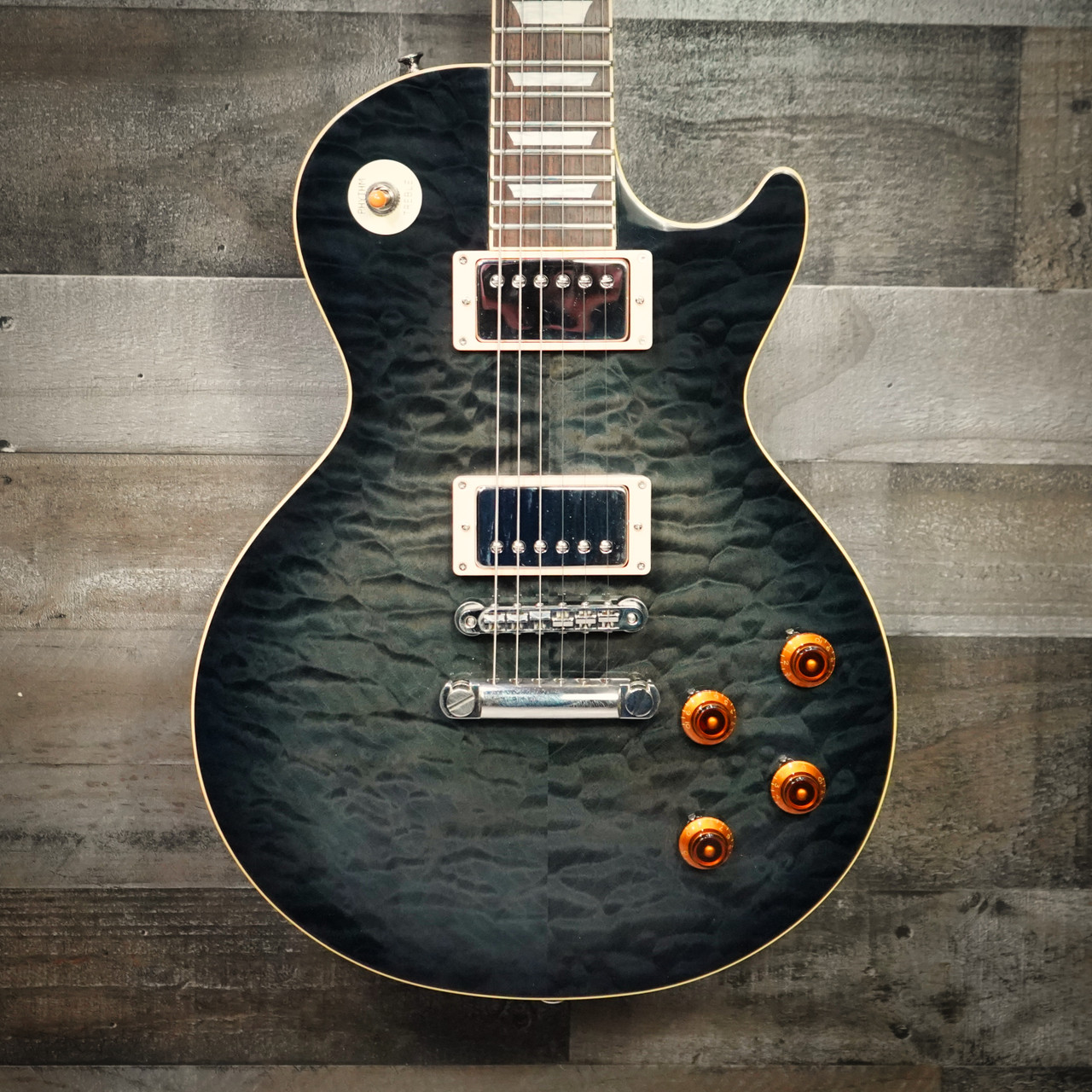 Tokai Love Rock Les Paul Black Quilt Top Electric Guitar