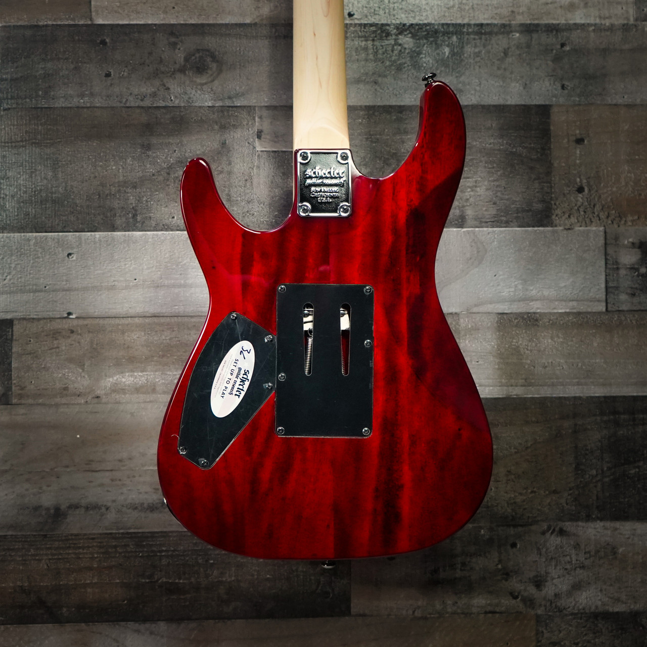 ギター Schecter Omen Extreme 6 FR Floyd Rose Guitarra Schecter Omen Extreme-6 See-Thru Black #2025 | Musitech