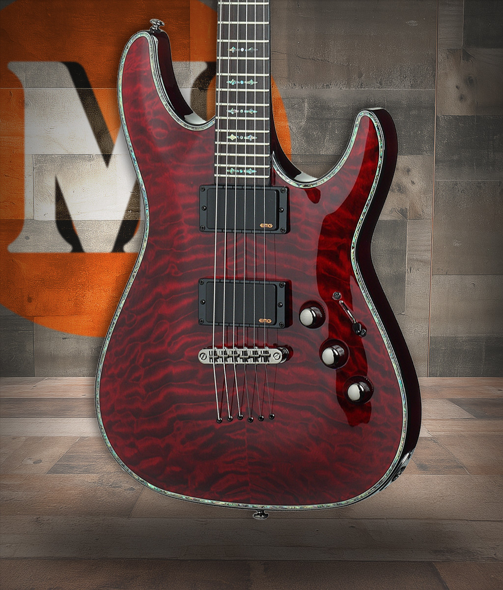 Schecter Omen Extreme-6 FR 6-String Electric Guitar – Black Cherry