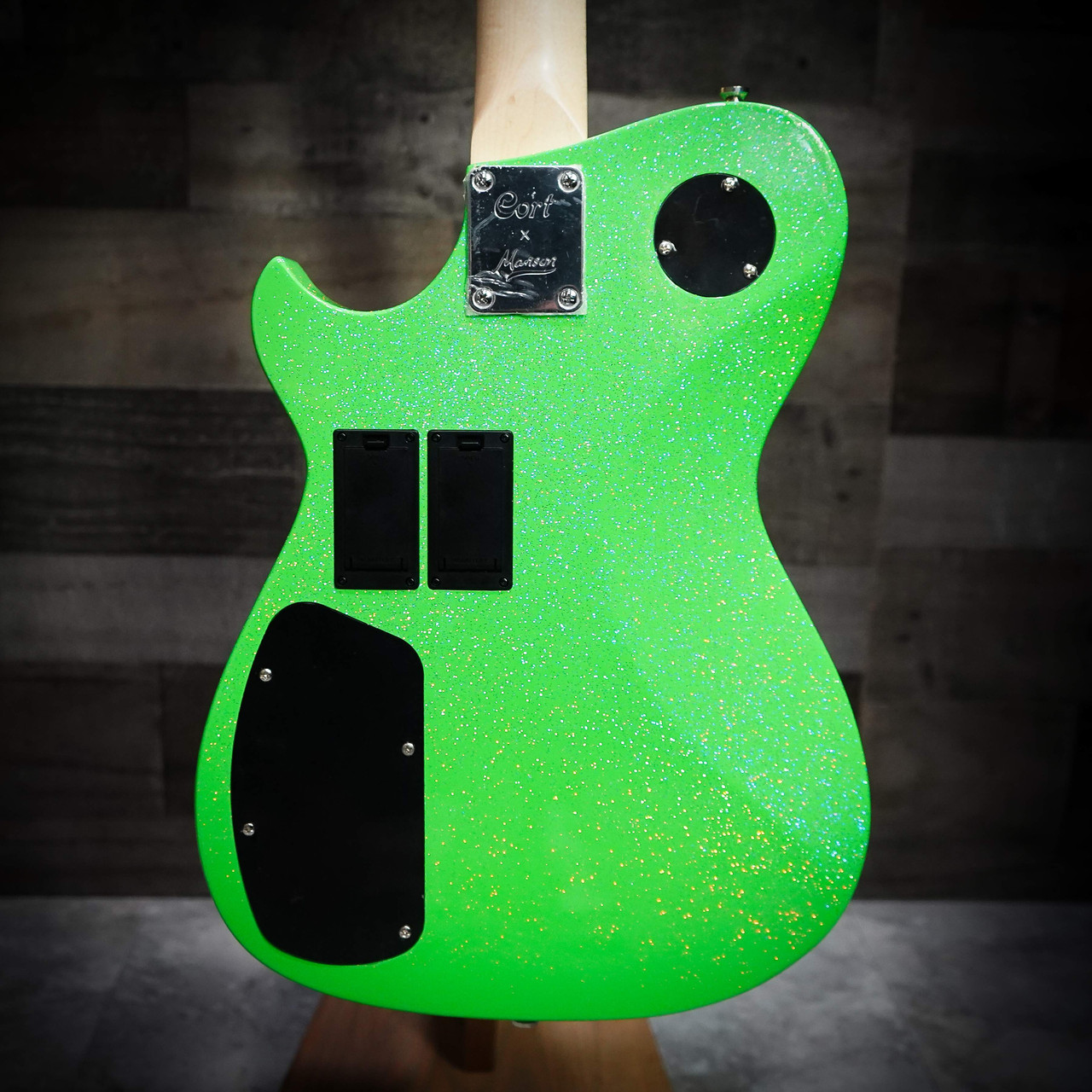 Cort Manson Alien Sparkle Electric Guitar – Sustainiac & XY Pad
