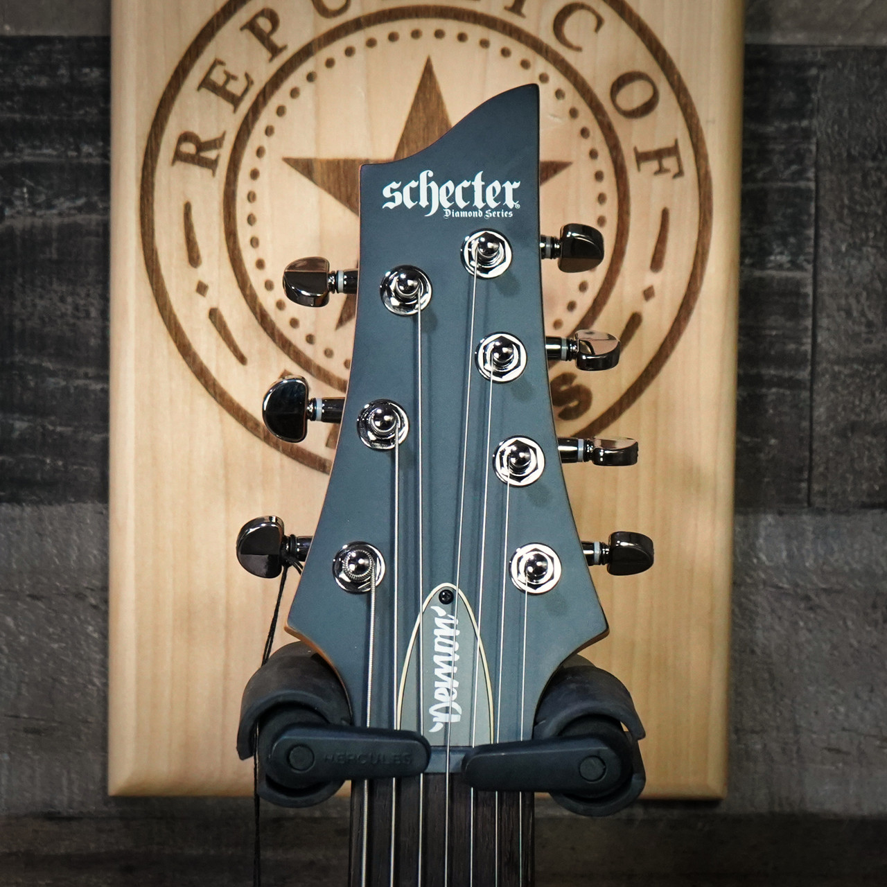 Schecter Demon-7 Aged Black Satin Electric Guitar B-Stock