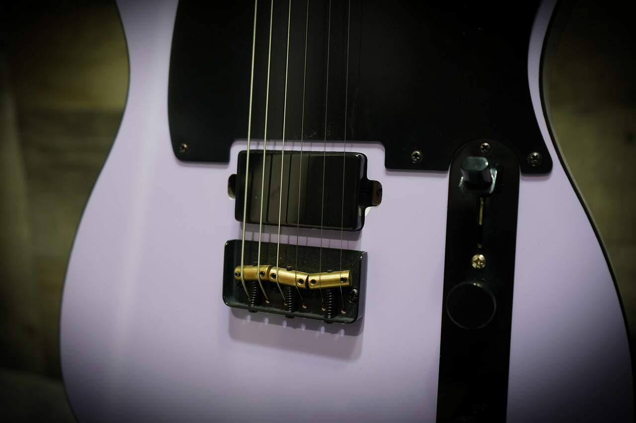 Doubleday Lilac Broadwing T-Style Electric Guitar