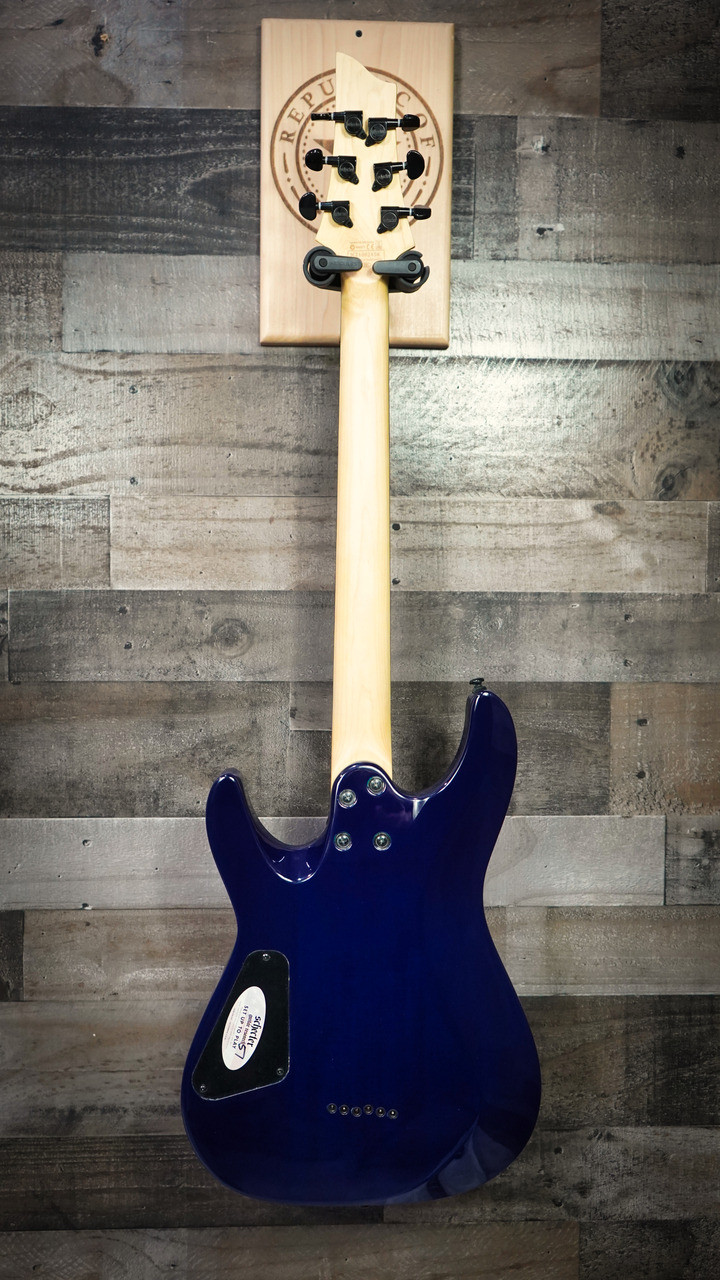 Schecter C-6 Elite Electric Guitar - Aqua Burst - B-Stock (782