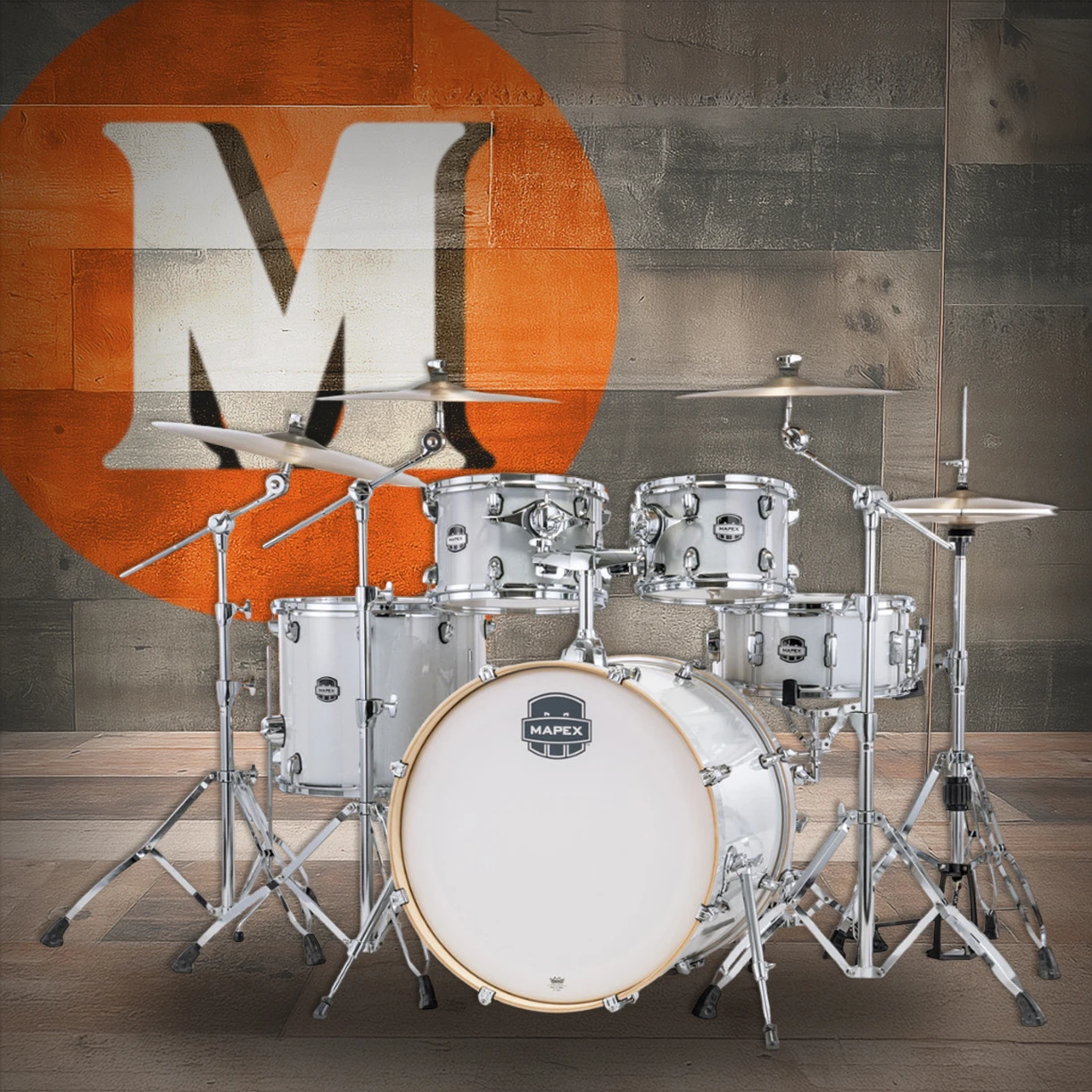 Mapex Mars Birch Shell Pack 5-Piece Rock - Diamond Sparkle (MA529SFDT) | Musician Madness