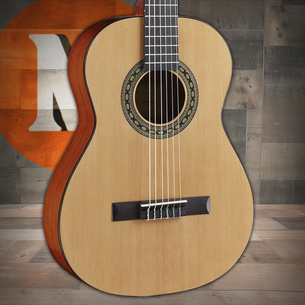 Austin Classical Guitar 4/4 Size - Natural (AC340N) | Musician Madness