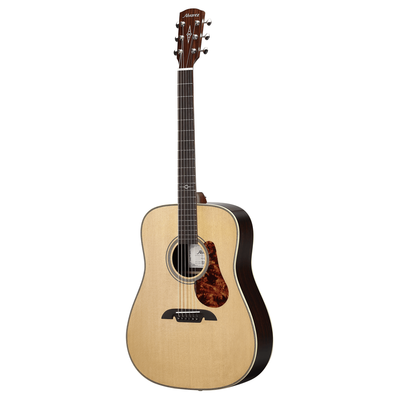 Alvarez Masterworks MD70 Herringbone  Dreadnought Acoustic Guitar (MD70) | Musician Madness