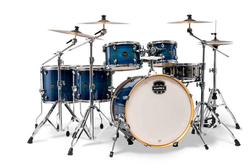 Mapex Armory Studioease Shell Pack Fast Toms - Blue Wave Burst (AR628SFUVNJ) | Musician Madness