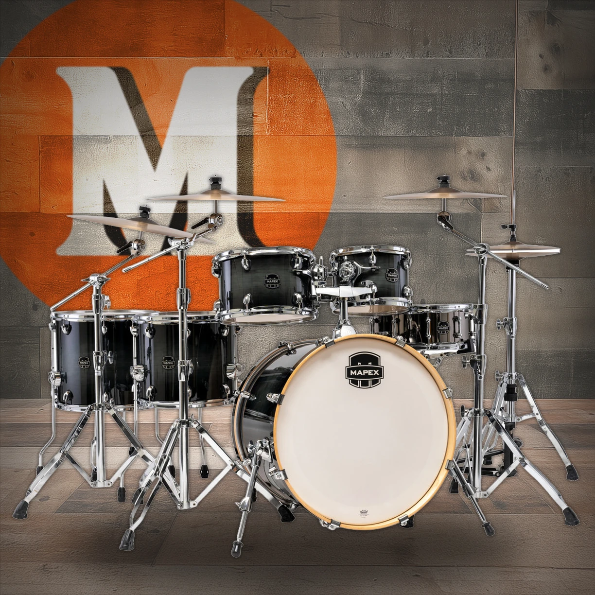 Mapex Armory Series Studioease Shell Pack - Black Onyx Burst (AR628SFUVOZ) | Musician Madness