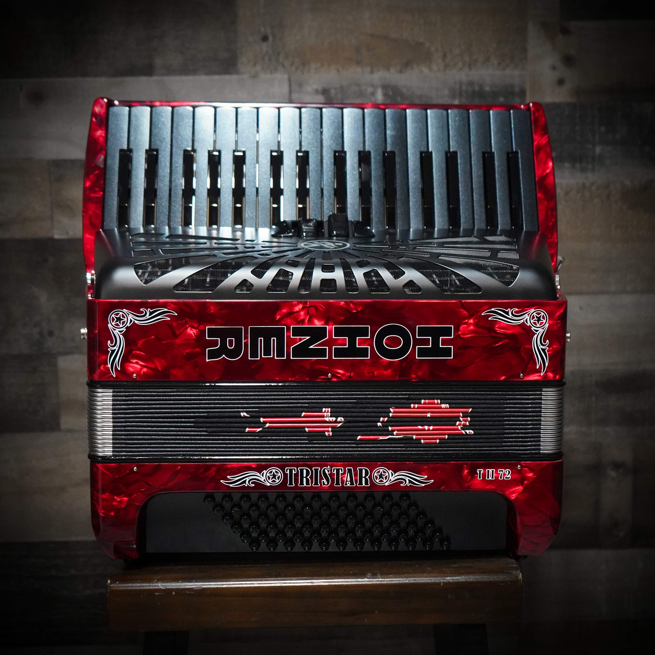 Hohner Tristar II 72 Bravos Series Accordion | Musician Madness