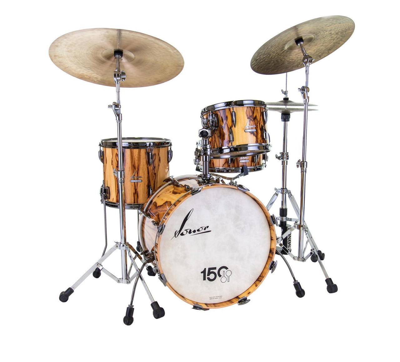Sonor Craftsmenâ€™s Collection Vintage African Marble Shell Set â€“ premium handcrafted drum kit with exotic veneer finish, precision maple shells, and limited-edition Sonor craftsmanship