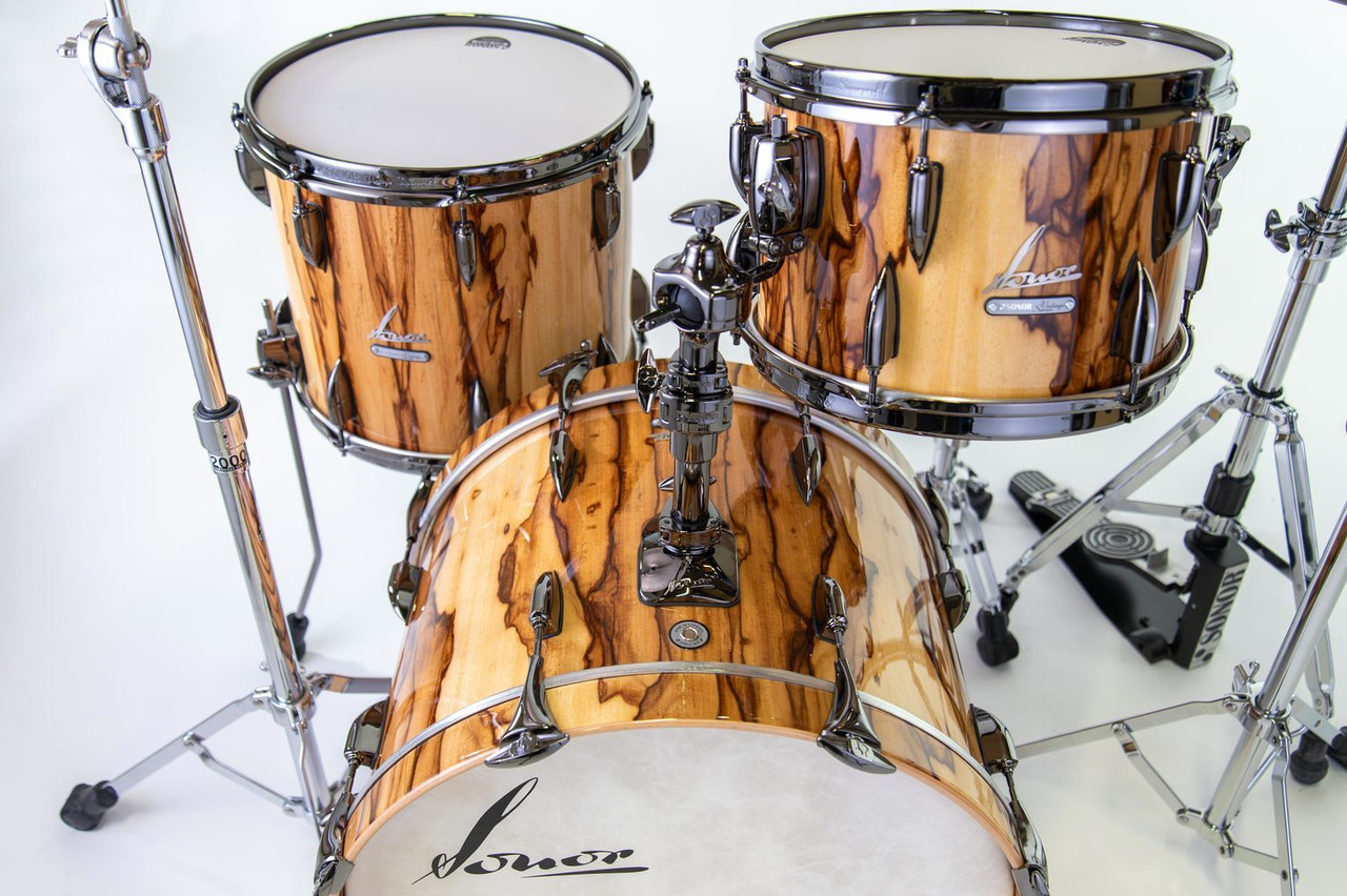 Sonor Craftsmenâ€™s Collection Vintage African Marble Shell Set â€“ premium handcrafted drum kit with exotic veneer finish, precision maple shells, and limited-edition Sonor craftsmanship