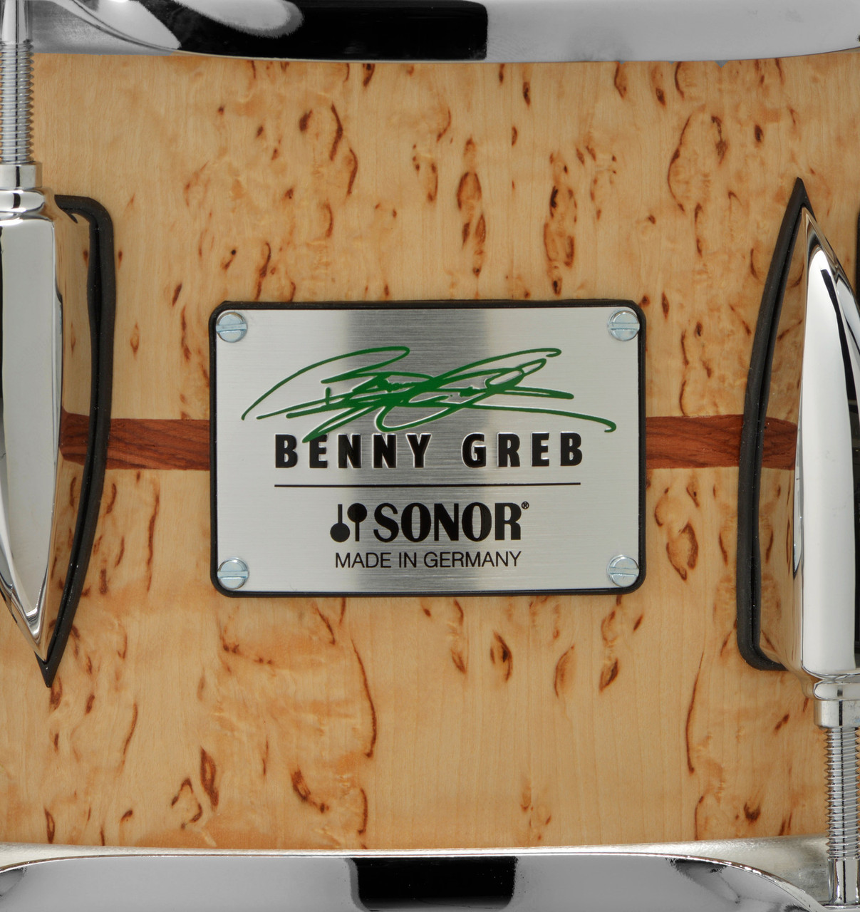 Sonor Benny Greb Signature Snare Drum 2.0 â€“ 13â€ x 5.75â€ Beech (SSD-130575-BGSDW2) â€“ professional signature snare available at Musician Madness.