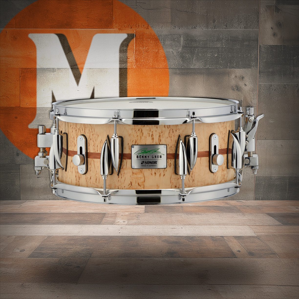Sonor Benny Greb 2.0 Signature Snare Drum 13 In.x 5.75 In.Beech (SSD-130575-BGSDW2) | Musician Madness
