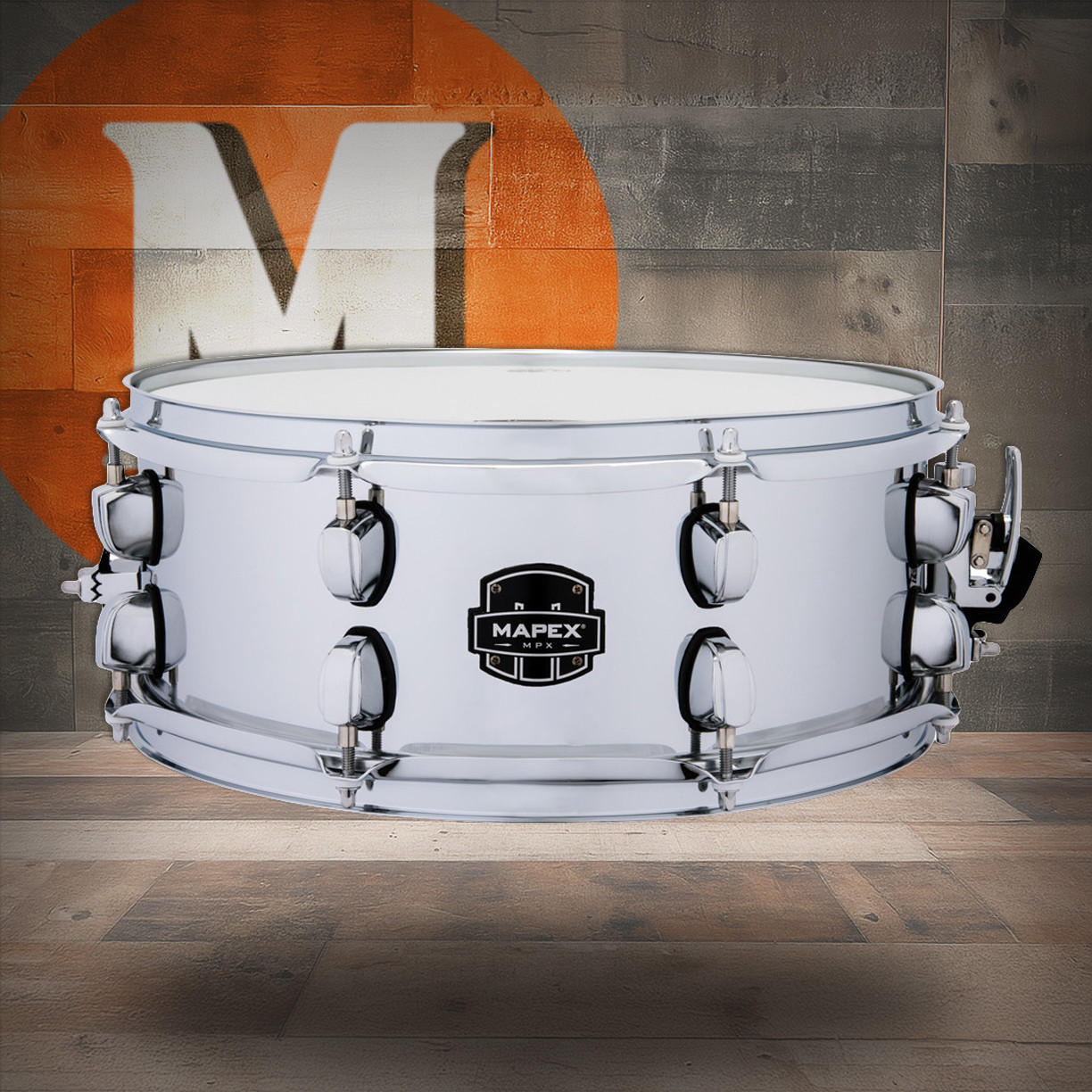 Mapex MPX 14X5.5 In. Steel Shell Snare Drum - Steel (MPNST4551CN) | Musician Madness