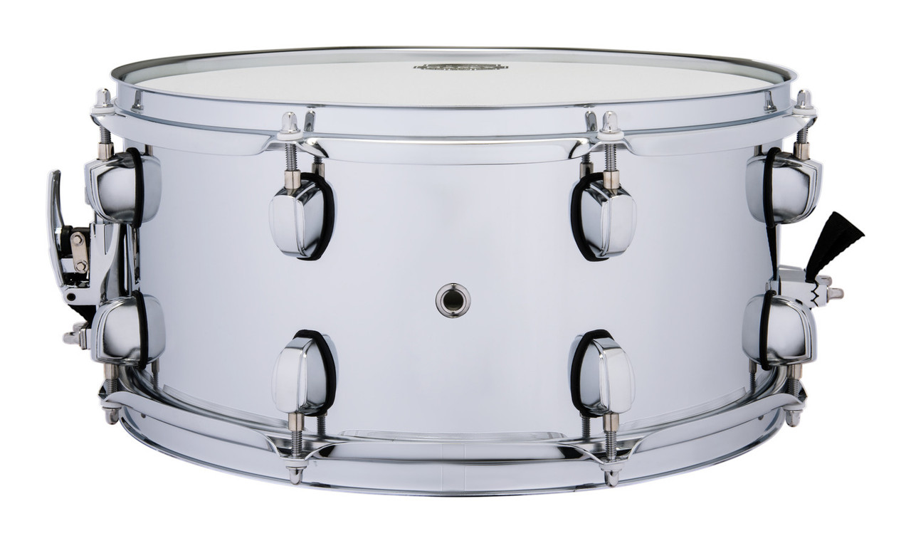 The Mapex MPX 14x6.5 Steel Shell Snare Drum delivers bright, cutting tone and reliable performance — ideal for rock, jazz, and studio use. Shop Musician Madness.