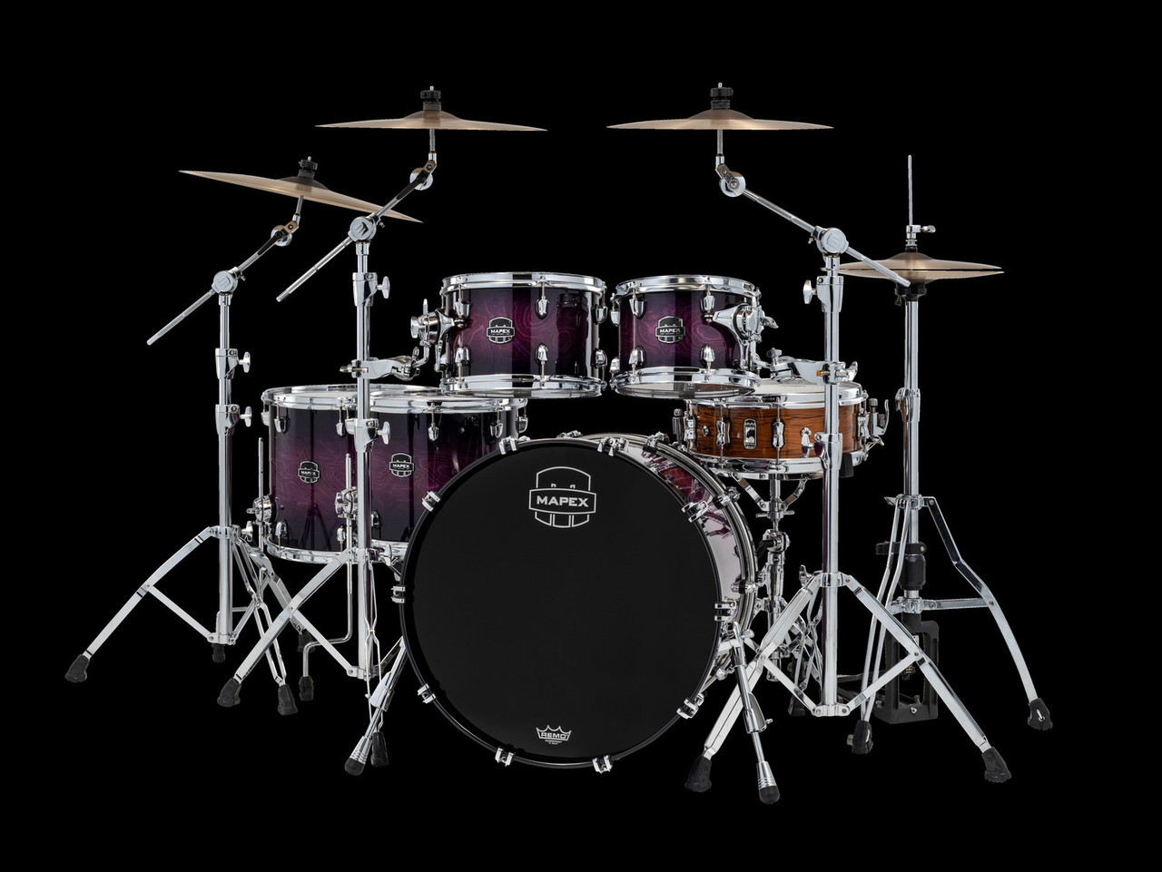 Mapex Saturn VI Exotic Studioease 5-Piece Shell Pack - Royal