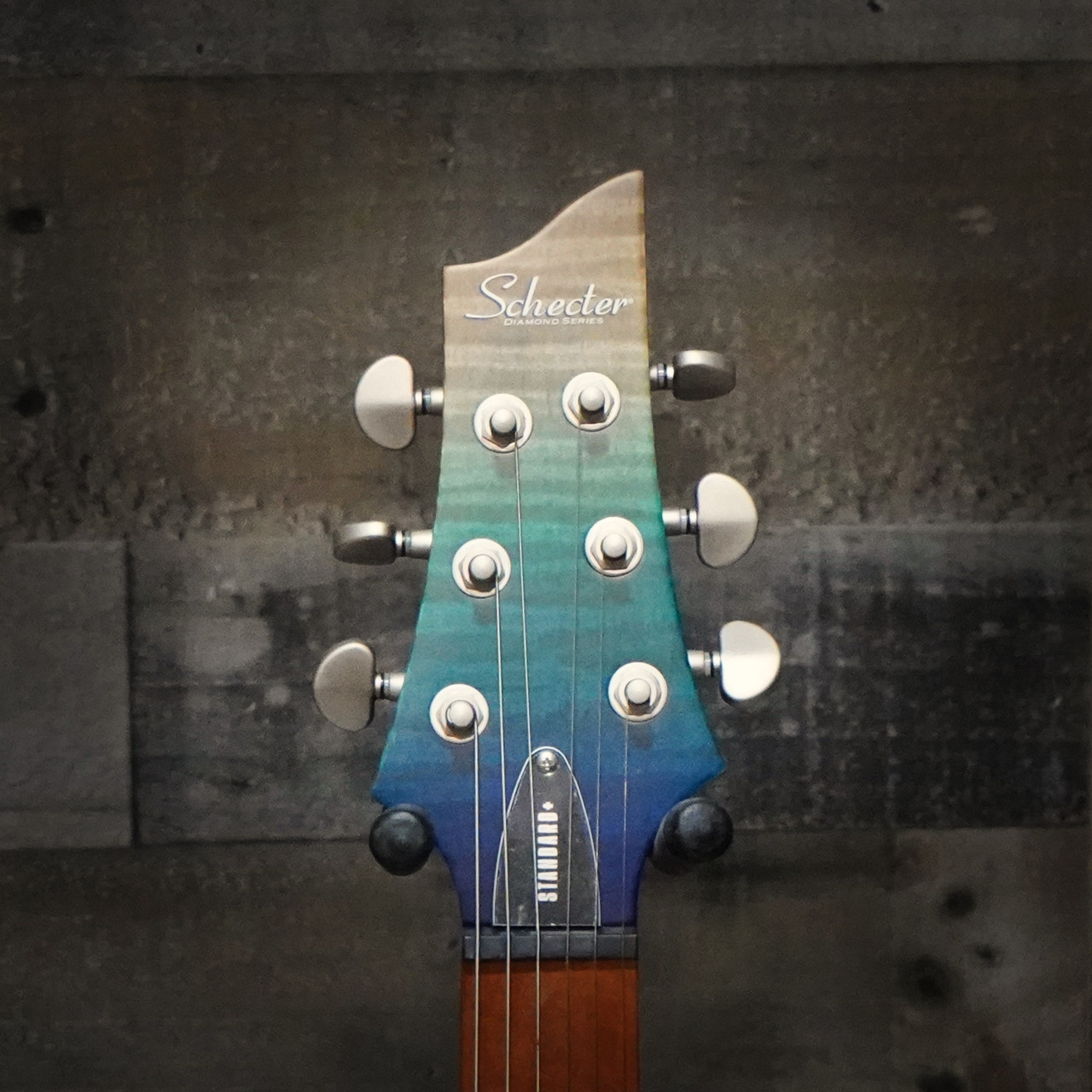 Schecter C-1 Standard Plus Guitar - Blue Fade (3937) | Musician Madness