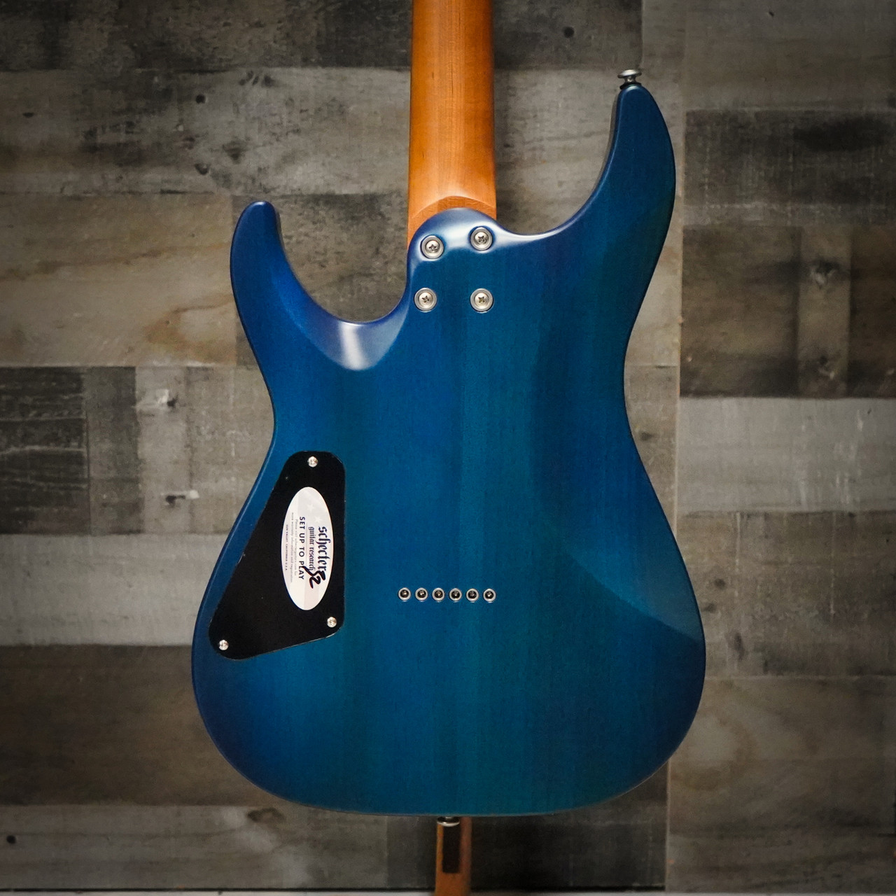 Schecter C-1 Standard Plus Blue Fade Electric Guitar (3937