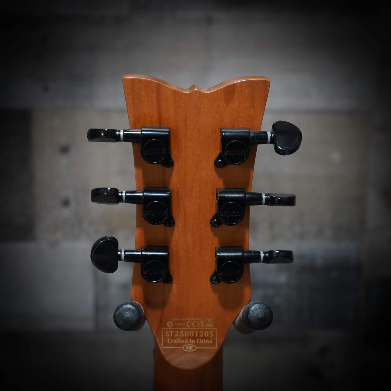 Schecter Solo Standard Ocean Blue Burst Burl Electric Guitar (3959) | Musician Madness