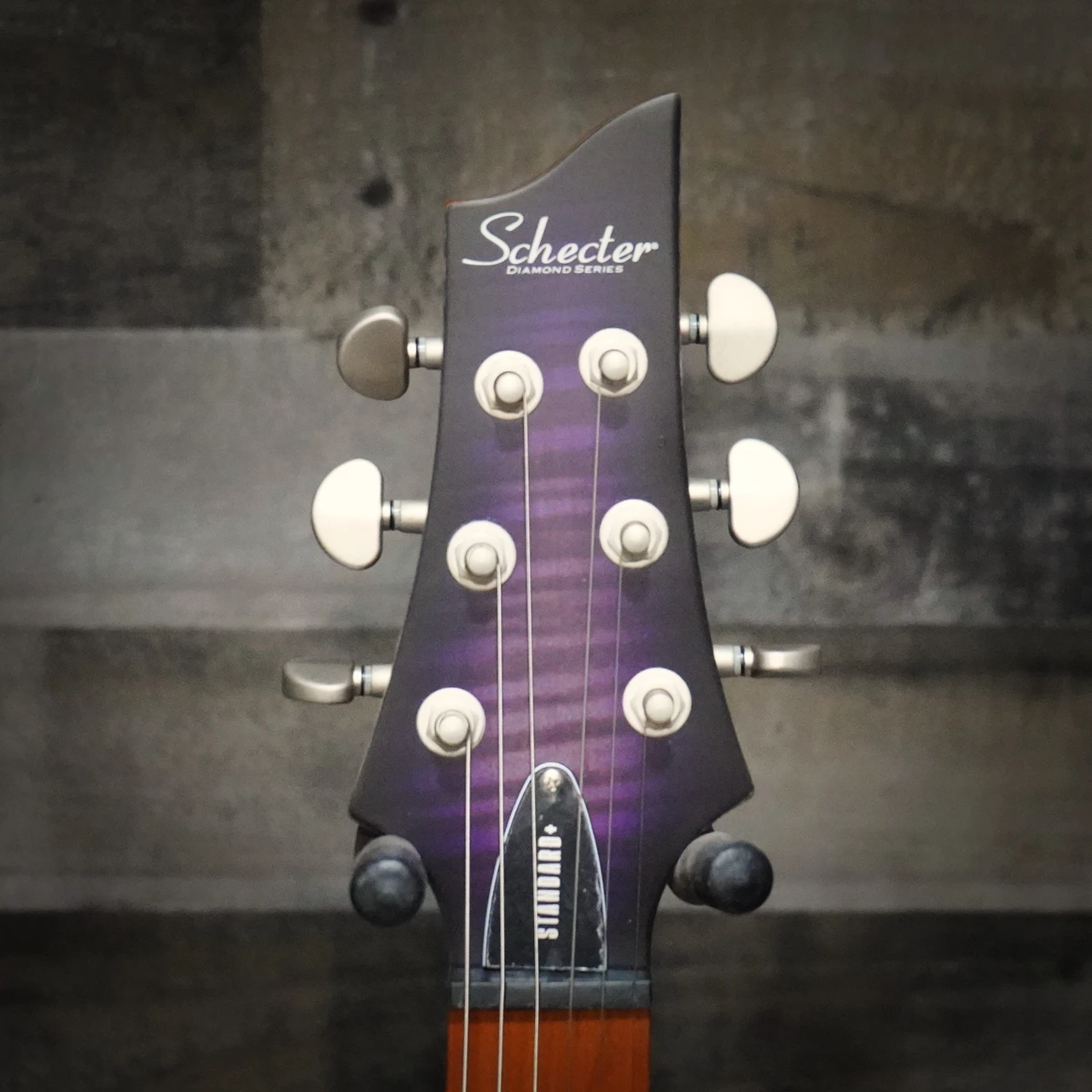 Schecter C-1 Standard Plus Electric Guitar - Transparent Purple Burst - Open Box (3935) | Musician Madness