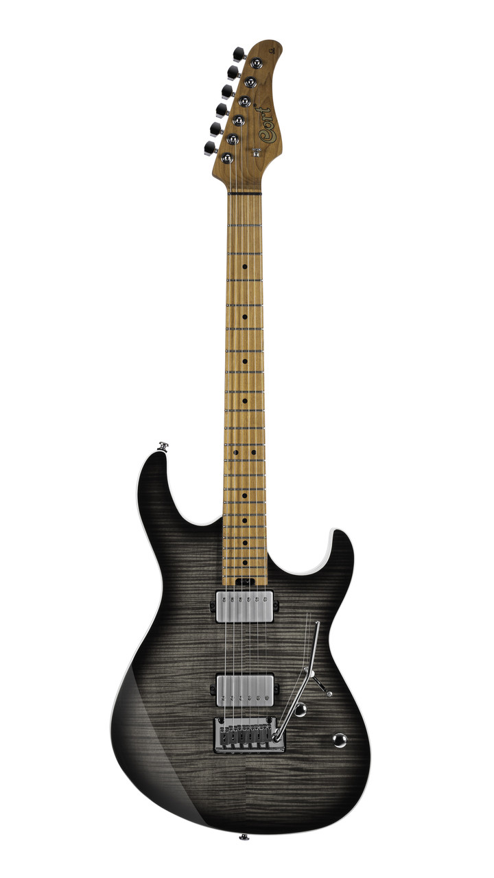 Cort Double Cutaway Electric Guitar - Trans Black Burst | Musician Madness