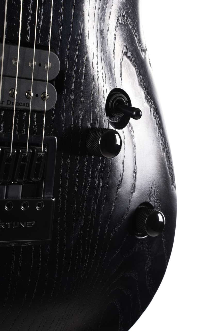 Cort KX Series Evertune Double Cutaway Electric Guitar - Open Pore Black | Musician Madness