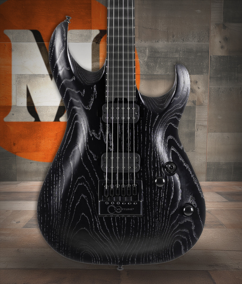 Cort KX Series Evertune Double Cutaway Electric Guitar - Open Pore Black