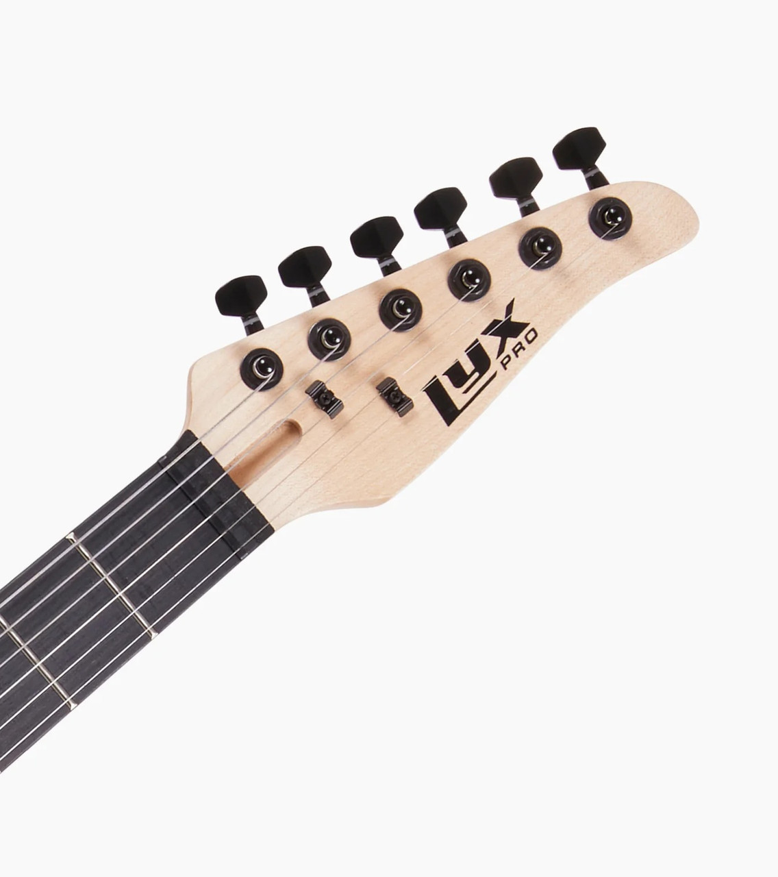 Austin AST100BK Classic Double Cutaway Electric Guitar - Black