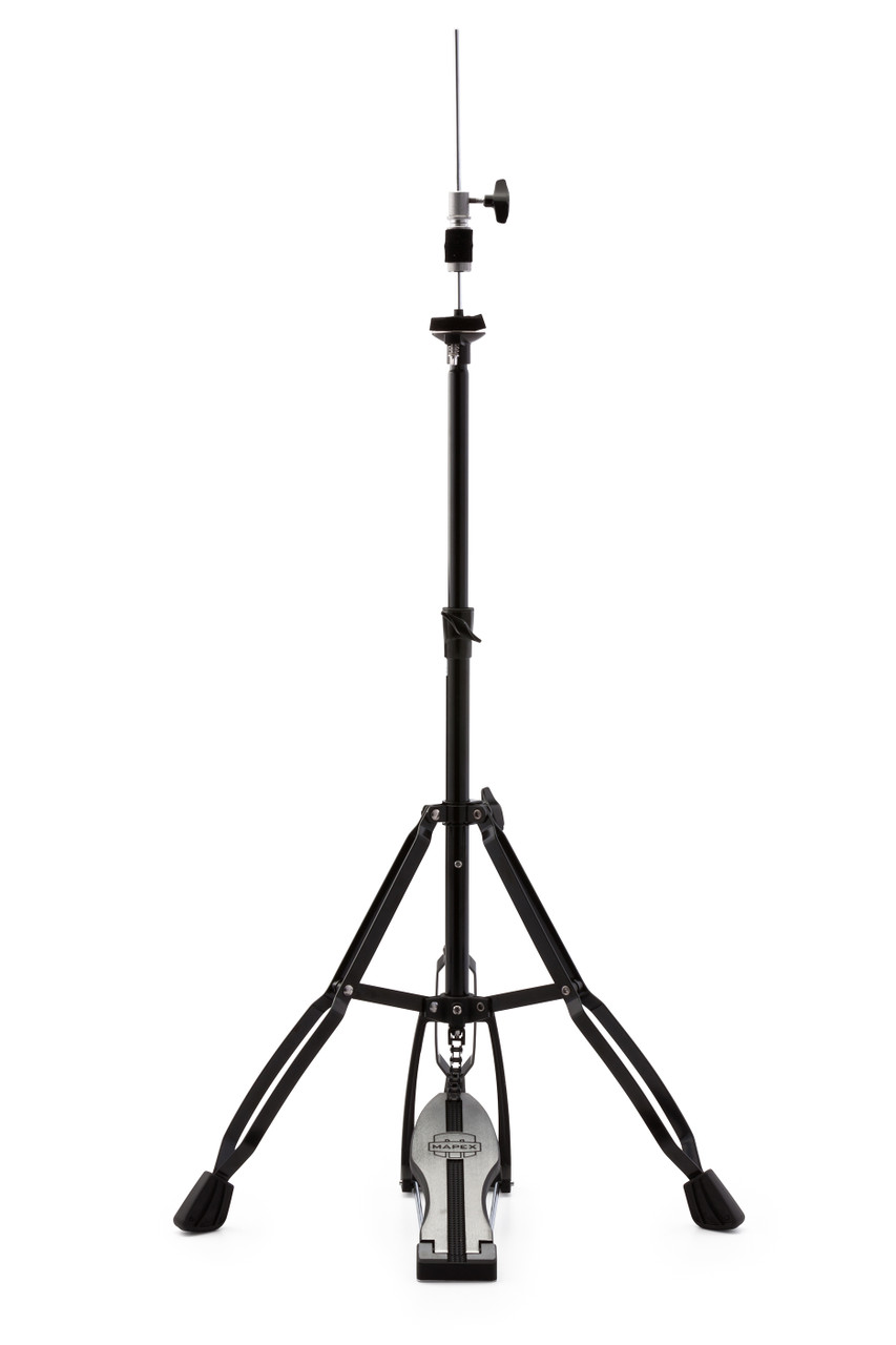 Mapex H410EB 400 Series Hi-Hat Stand in Black – lightweight double-braced hi-hat stand with smooth pedal action, adjustable height, and durable black finish