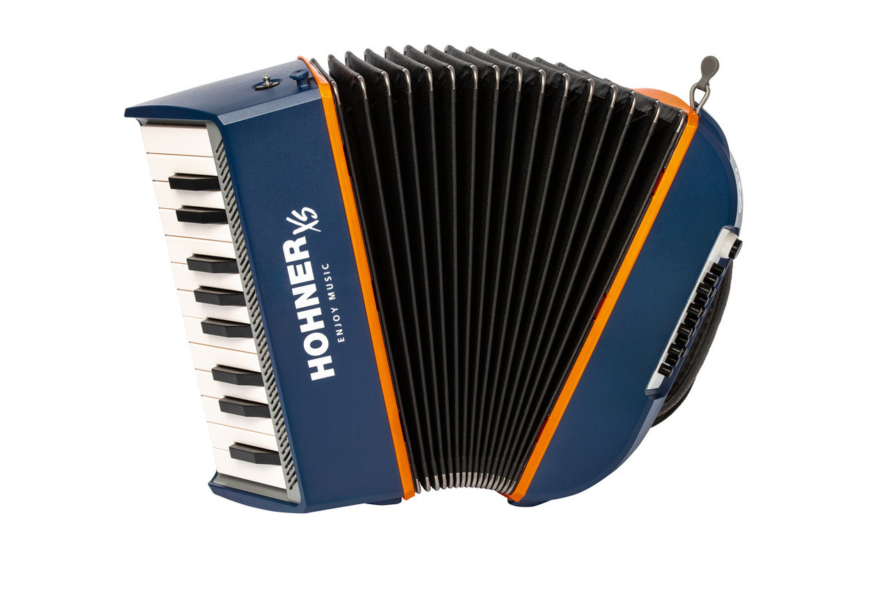 Hohner XS Child Accordion w/ Gigbag - Double Orange (XS-DBL) | Musician Madness