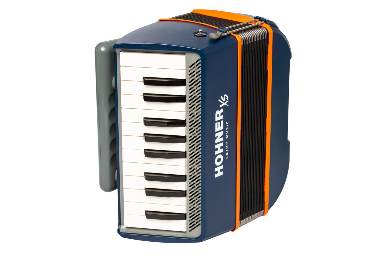 Hohner XS Child Accordion w/ Gigbag - Double Orange (XS-DBL) | Musician Madness